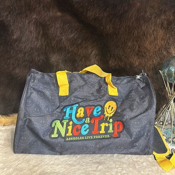 Assholes live forever duffle bag NEW (4550) - Picture 1 of 6